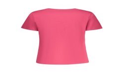 PEPE JEANS T-SHIRT MANICHE CORTE DONNA ROSA