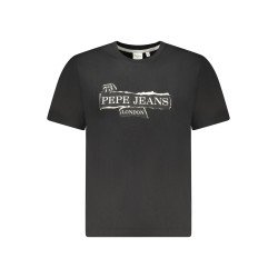 PEPE JEANS T-SHIRT MANICHE CORTE UOMO NERO