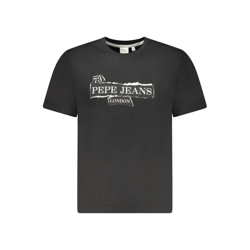 PEPE JEANS T-SHIRT MANICHE CORTE UOMO NERO
