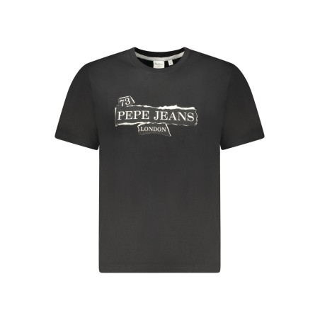 PEPE JEANS T-SHIRT MANICHE CORTE UOMO NERO