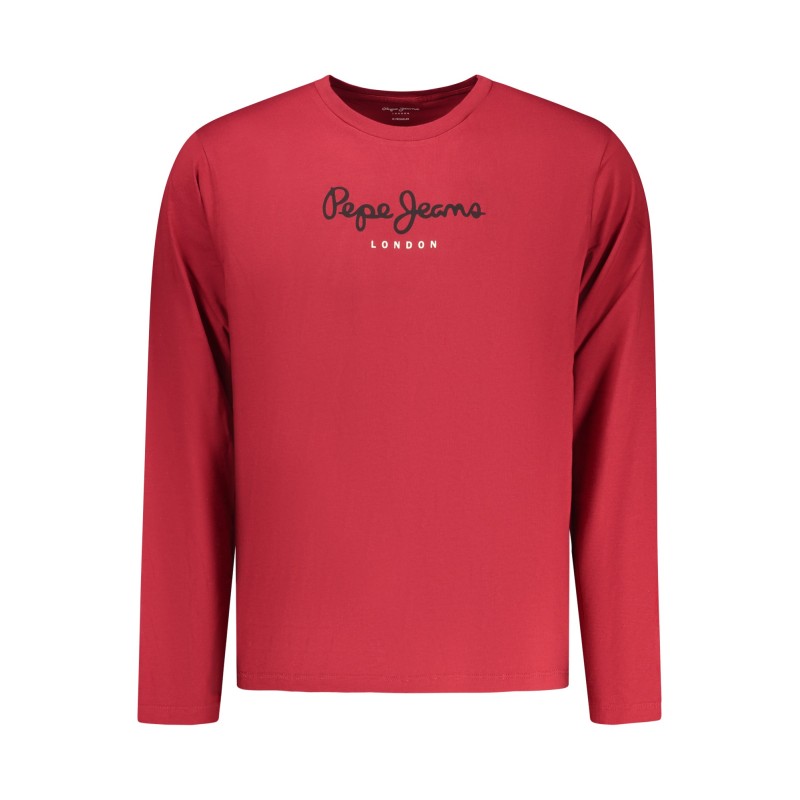 PEPE JEANS T-SHIRT MANICHE LUNGHE UOMO ROSSO