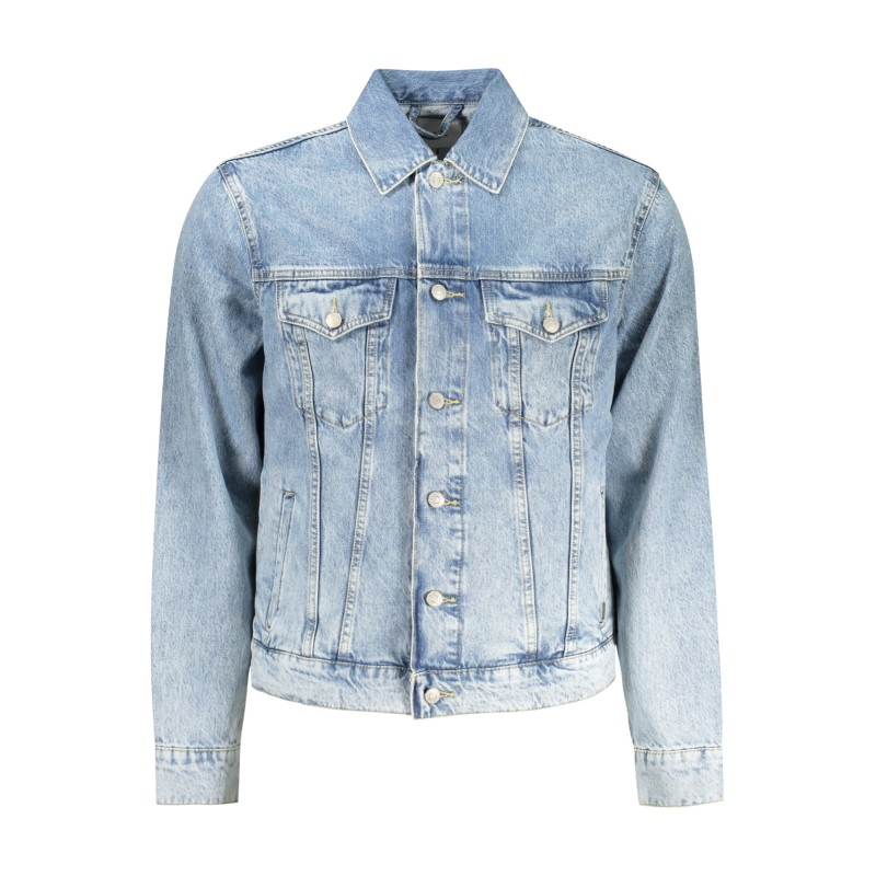 PEPE JEANS GIUBBOTTO IN JEANS UOMO AZZURRO