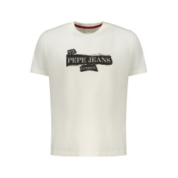 PEPE JEANS T-SHIRT MANICHE CORTE UOMO BIANCO