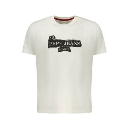 PEPE JEANS T-SHIRT MANICHE CORTE UOMO BIANCO