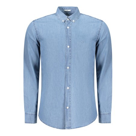 PEPE JEANS CAMICIA MANICHE LUNGHE UOMO AZZURRO