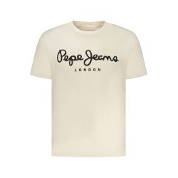 PEPE JEANS T-SHIRT MANICHE CORTE UOMO BEIGE