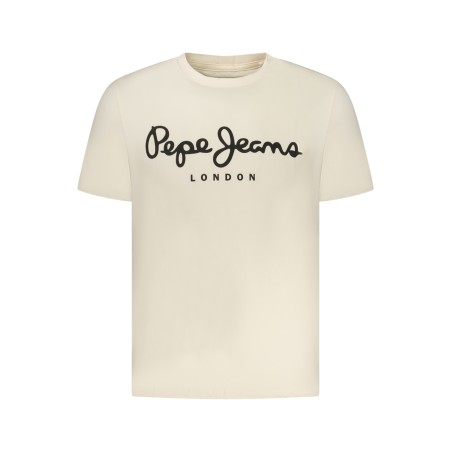 PEPE JEANS T-SHIRT MANICHE CORTE UOMO BEIGE