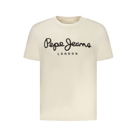 PEPE JEANS T-SHIRT MANICHE CORTE UOMO BEIGE