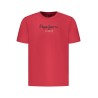 PEPE JEANS T-SHIRT MANICHE CORTE UOMO ROSSO