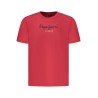 PEPE JEANS T-SHIRT MANICHE CORTE UOMO ROSSO