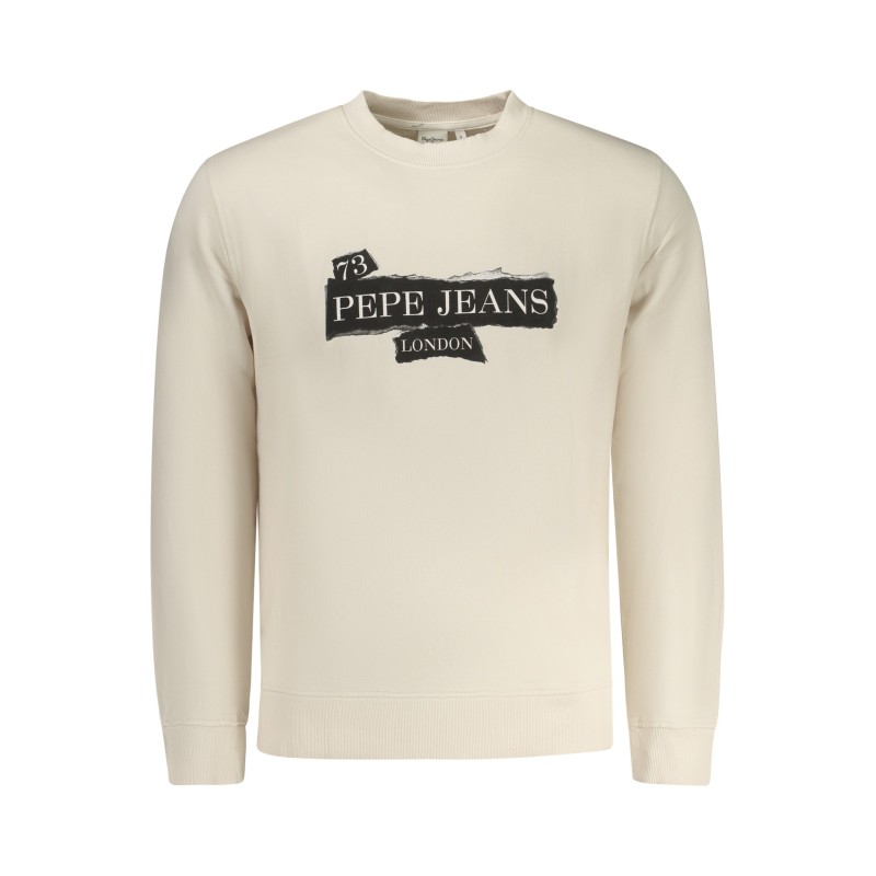 PEPE JEANS FELPA SENZA ZIP UOMO BEIGE