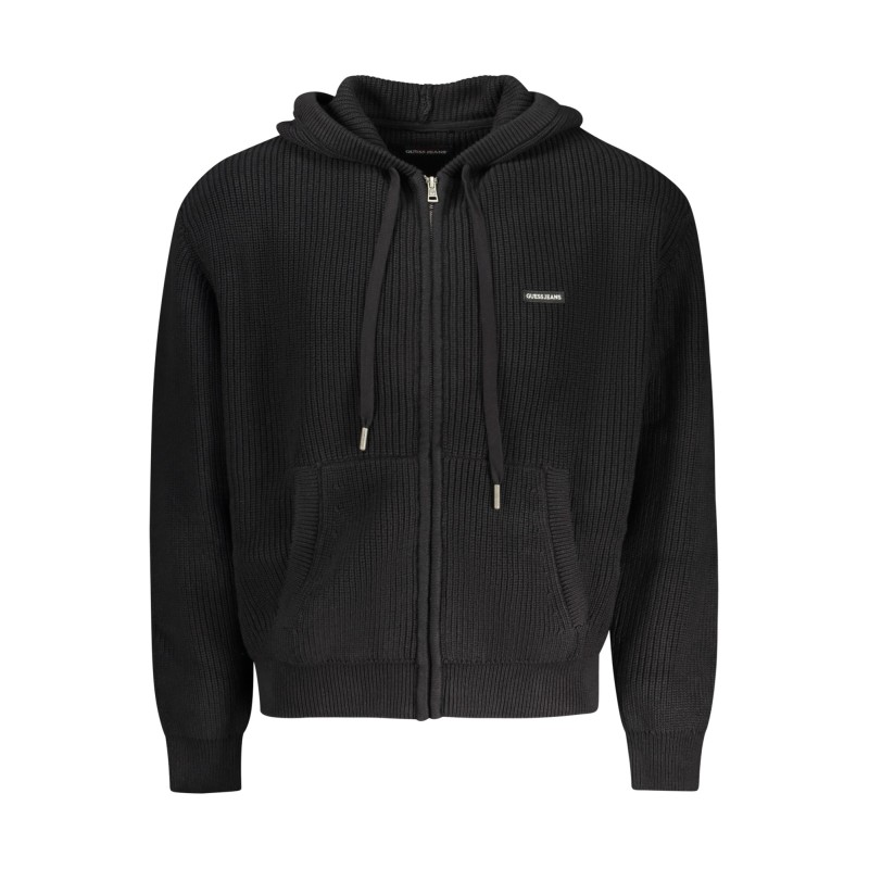 GUESS JEANS CARDIGAN UOMO NERO