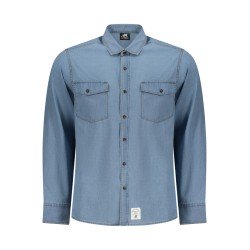 U.S. GRAND CAMICIA MANICHE LUNGHE UOMO AZZURRO