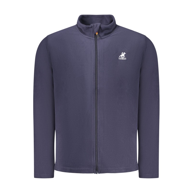 U.S. GRAND FELPA CON ZIP UOMO BLU