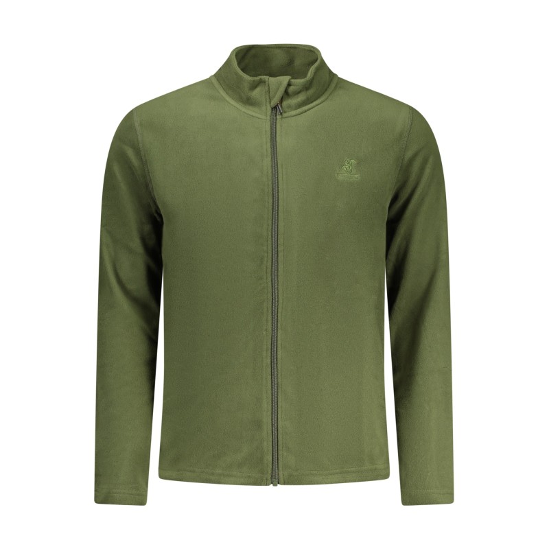 U.S. GRAND FELPA CON ZIP UOMO VERDE