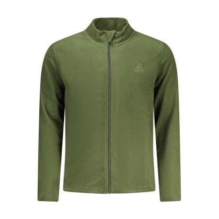 U.S. GRAND FELPA CON ZIP UOMO VERDE