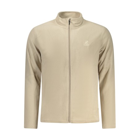U.S. GRAND FELPA CON ZIP UOMO BEIGE