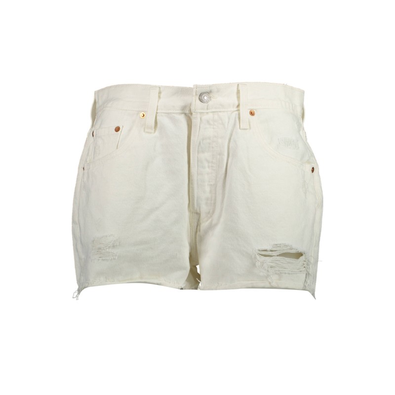 LEVI'S JEANS SHORT DONNA BIANCO