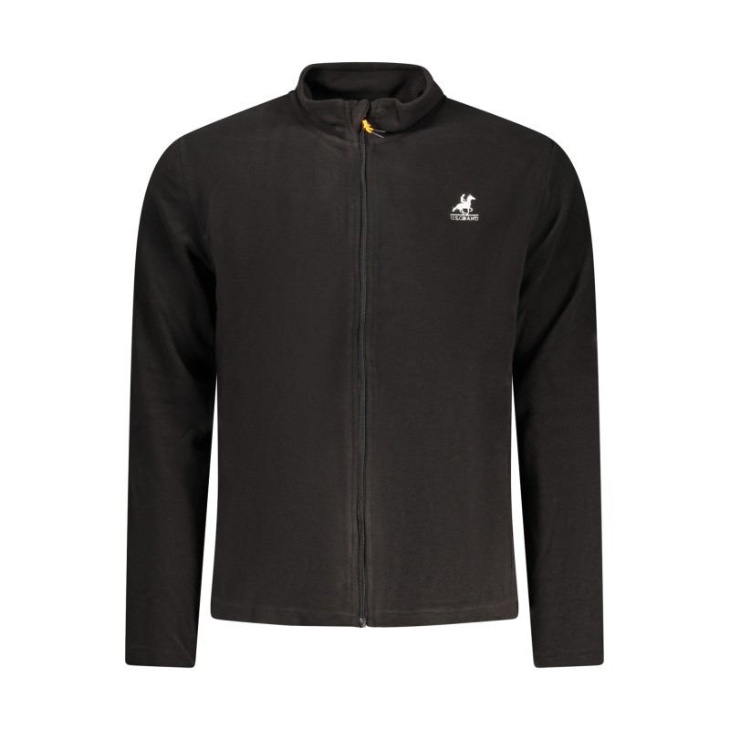 U.S. GRAND FELPA CON ZIP UOMO NERO
