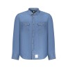 U.S. GRAND CAMICIA MANICHE LUNGHE UOMO BLU