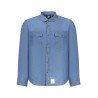U.S. GRAND CAMICIA MANICHE LUNGHE UOMO BLU