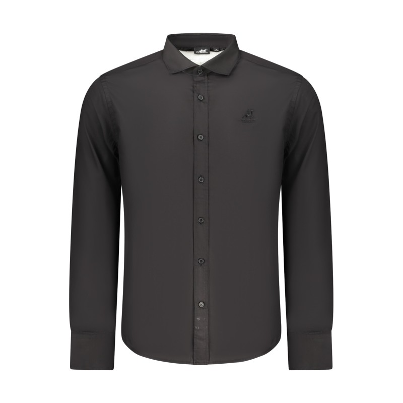 U.S. GRAND CAMICIA MANICHE LUNGHE UOMO NERO