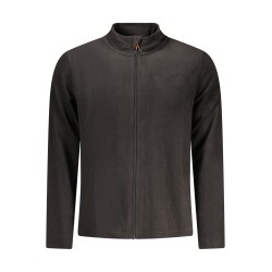 U.S. GRAND FELPA CON ZIP UOMO NERO