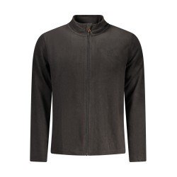 U.S. GRAND FELPA CON ZIP UOMO NERO