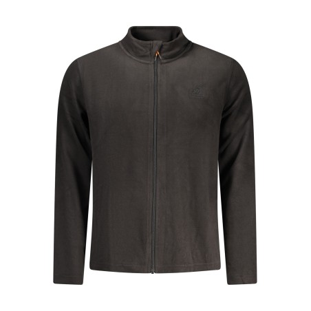 U.S. GRAND FELPA CON ZIP UOMO NERO