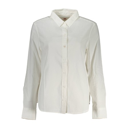 LEVI'S CAMICIA MANICHE LUNGHE DONNA BIANCO