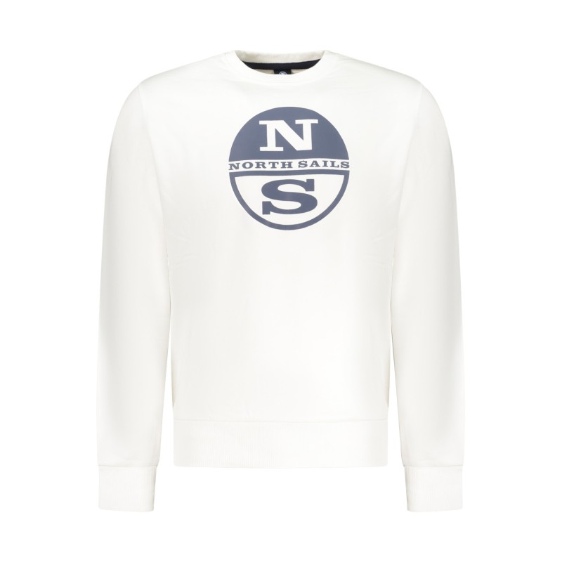 NORTH SAILS FELPA SENZA ZIP UOMO BIANCO