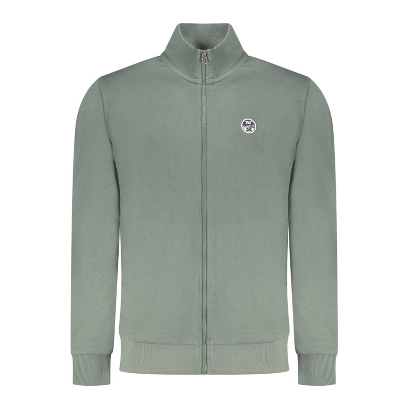 NORTH SAILS FELPA CON ZIP UOMO VERDE