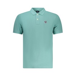 NORTH SAILS POLO MANICHE CORTE UOMO AZZURRO