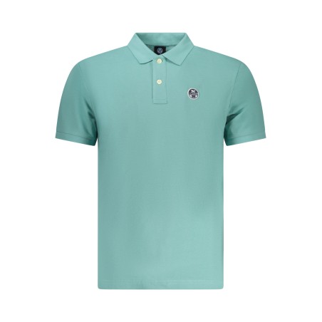 NORTH SAILS POLO MANICHE CORTE UOMO AZZURRO