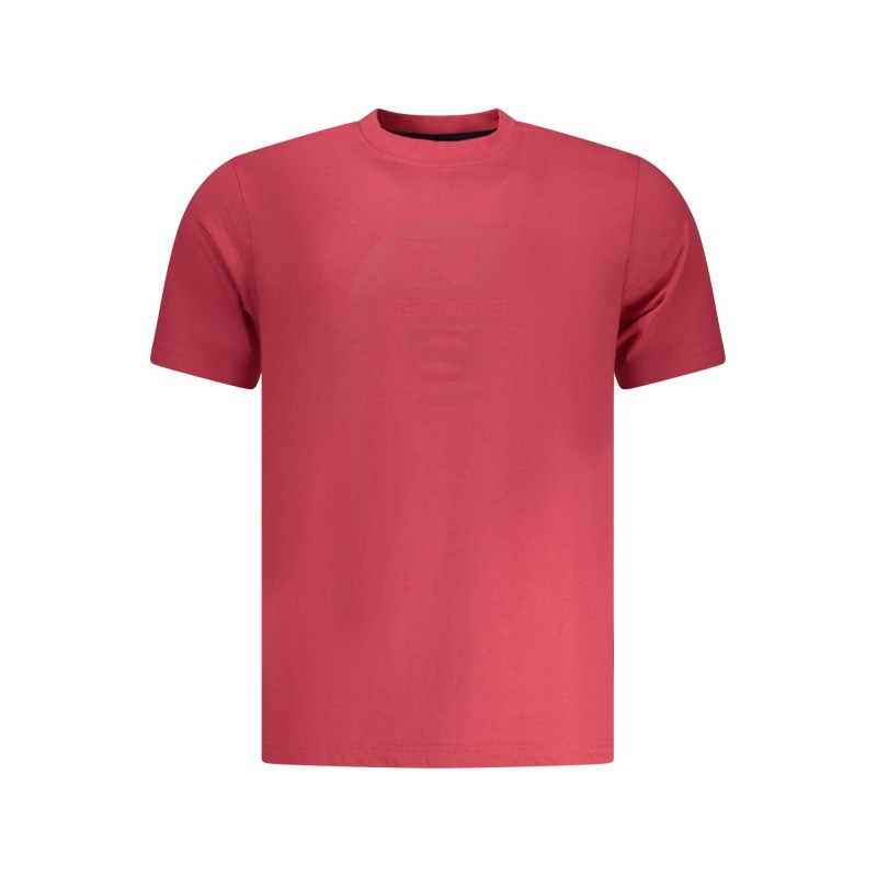 NORTH SAILS T-SHIRT MANICHE CORTE UOMO ROSSO