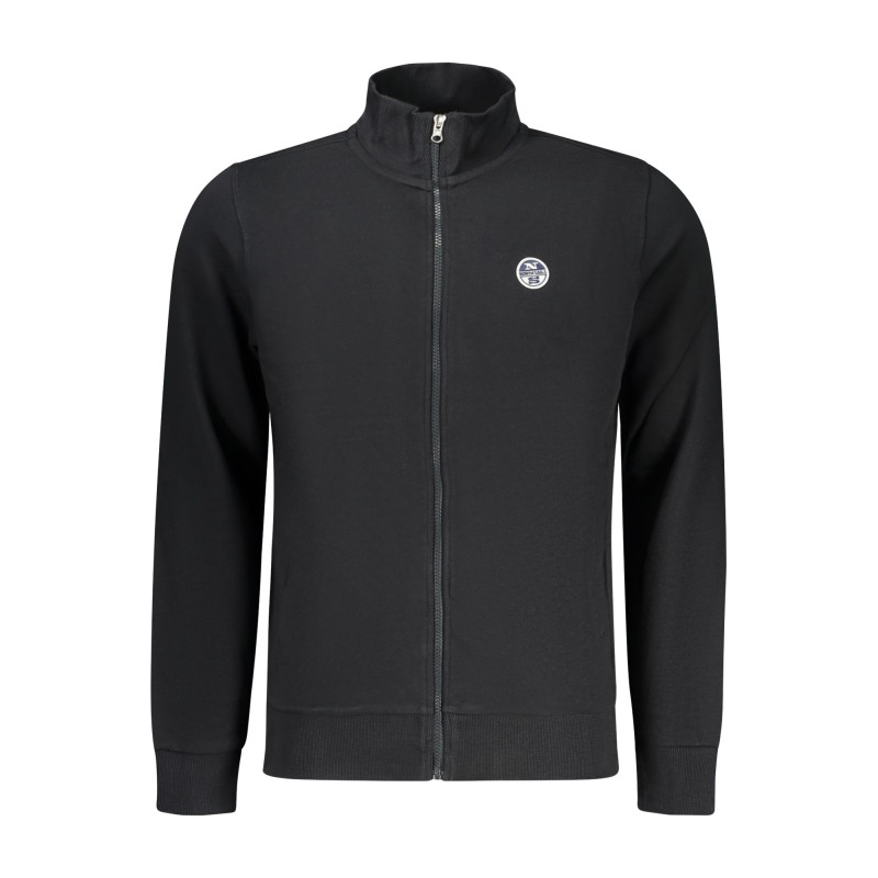 NORTH SAILS FELPA CON ZIP UOMO NERO