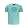 NORTH SAILS T-SHIRT MANICHE CORTE UOMO AZZURRO
