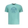 NORTH SAILS T-SHIRT MANICHE CORTE UOMO AZZURRO