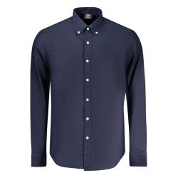 NORWAY 1963 CAMICIA MANICHE LUNGHE UOMO BLU