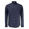 NORWAY 1963 CAMICIA MANICHE LUNGHE UOMO BLU