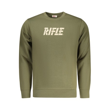 RIFLE FELPA SENZA ZIP UOMO VERDE