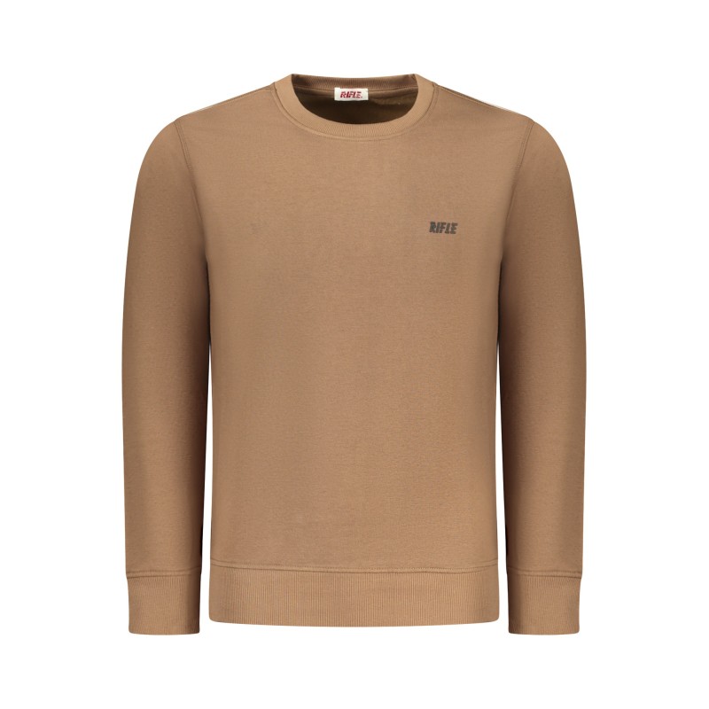 RIFLE FELPA SENZA ZIP UOMO MARRONE