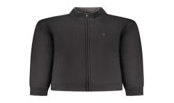 COVERI MOVING FELPA CON ZIP UOMO NERO