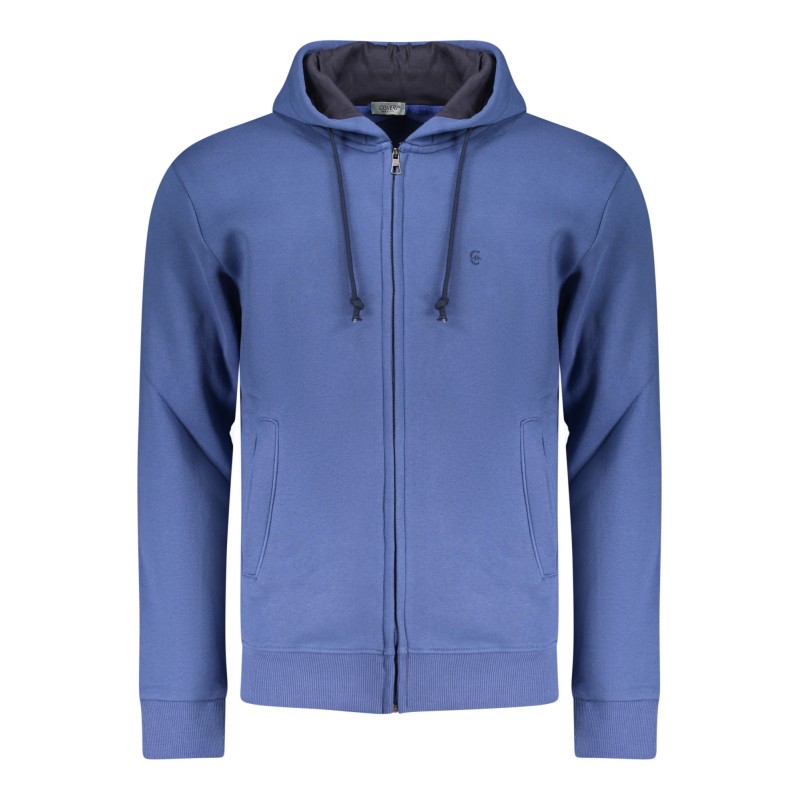 COVERI MOVING FELPA CON ZIP UOMO BLU