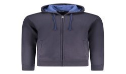 COVERI MOVING FELPA CON ZIP UOMO BLU