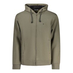 COVERI MOVING FELPA CON ZIP UOMO VERDE