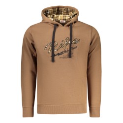 RIFLE FELPA SENZA ZIP UOMO MARRONE