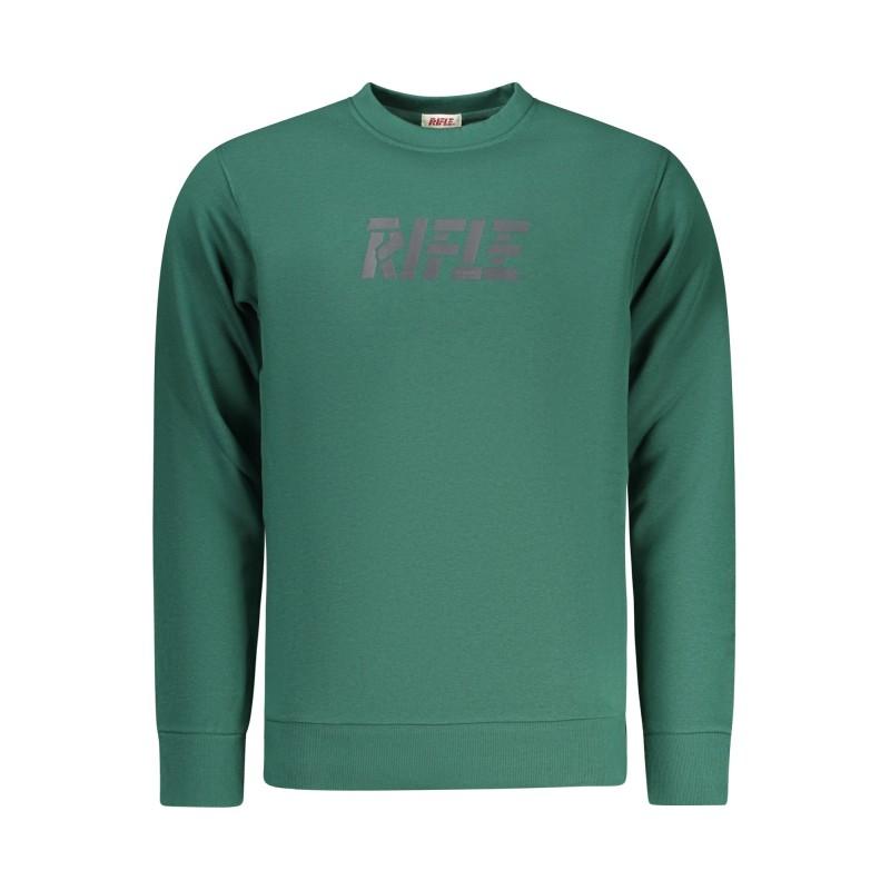 RIFLE FELPA SENZA ZIP UOMO VERDE