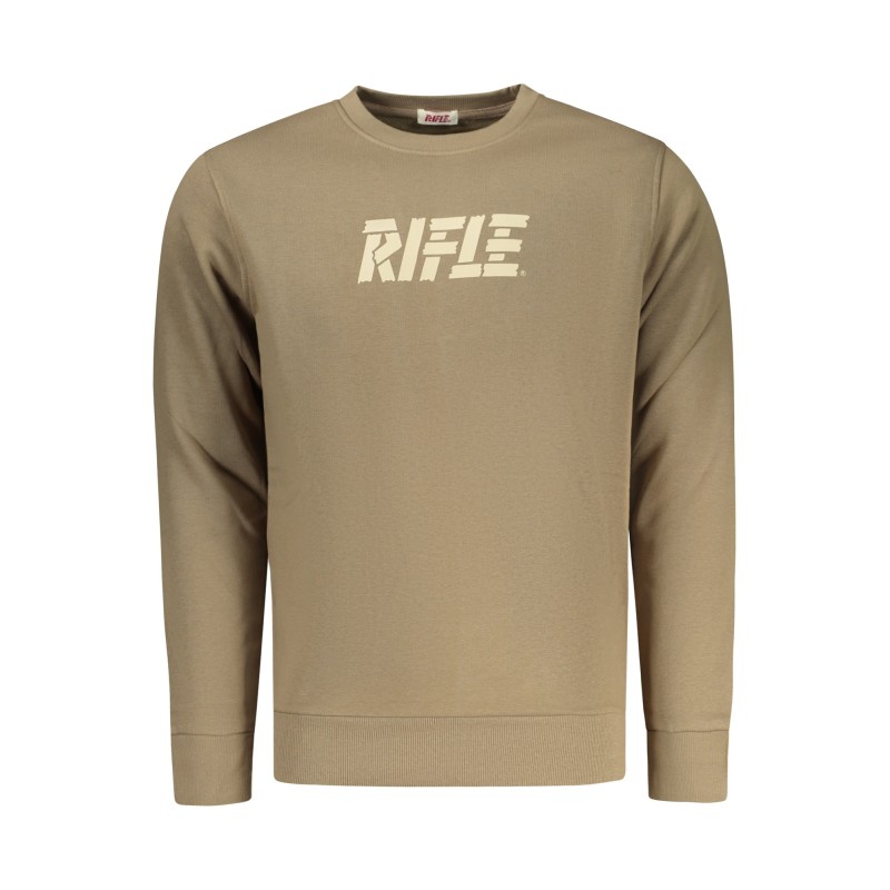RIFLE FELPA SENZA ZIP UOMO MARRONE