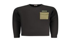 RIFLE FELPA SENZA ZIP UOMO NERO